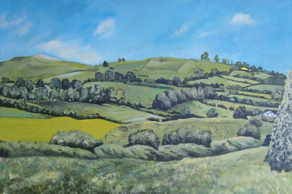Irish Landscape Painting by Bram Mottiar